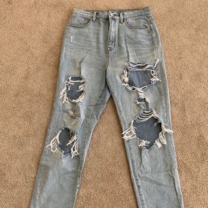 BDG Distressed Mom High Rise Jeans